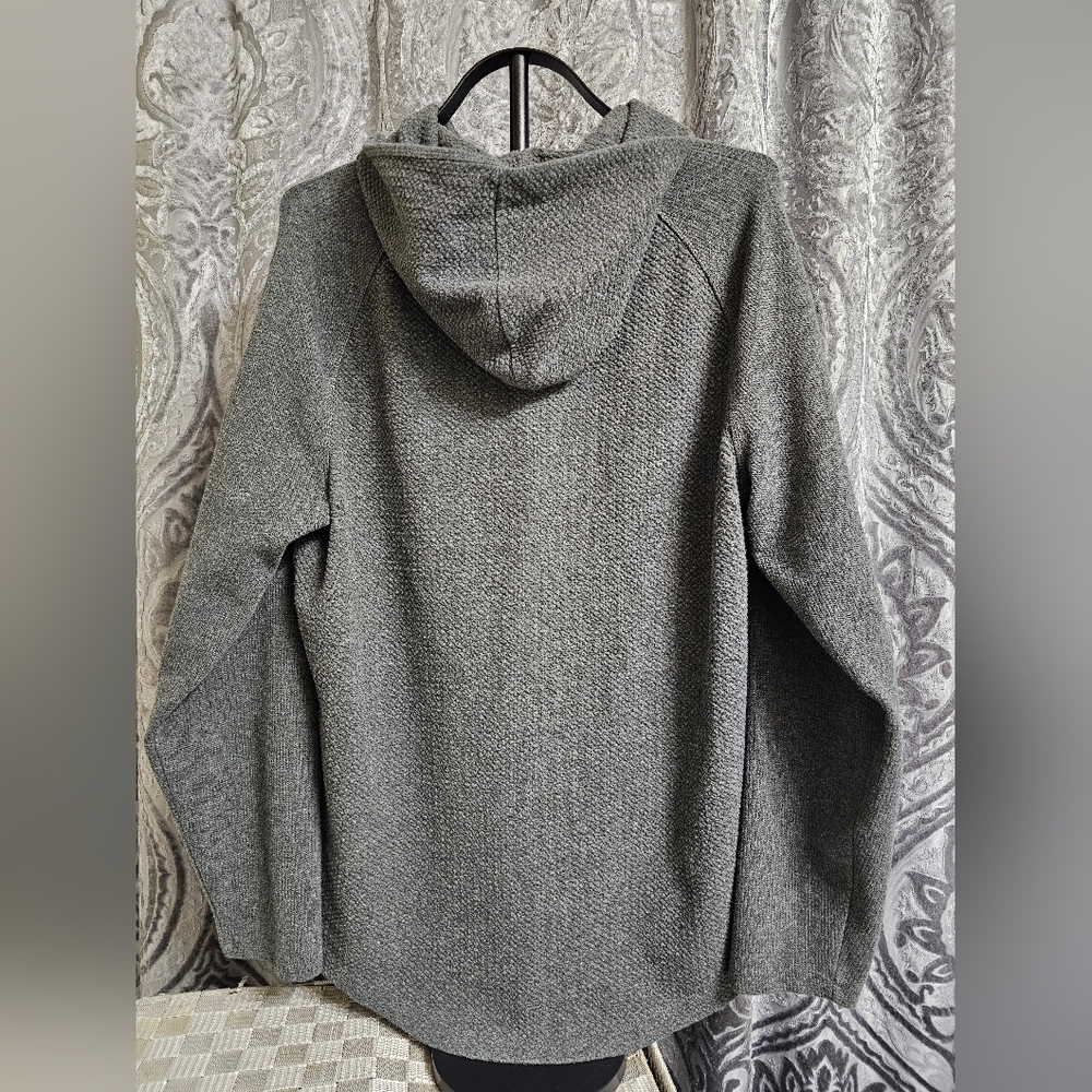Thicker/Warm Russell Athletic Men's Gray Hooded Sweatshirt